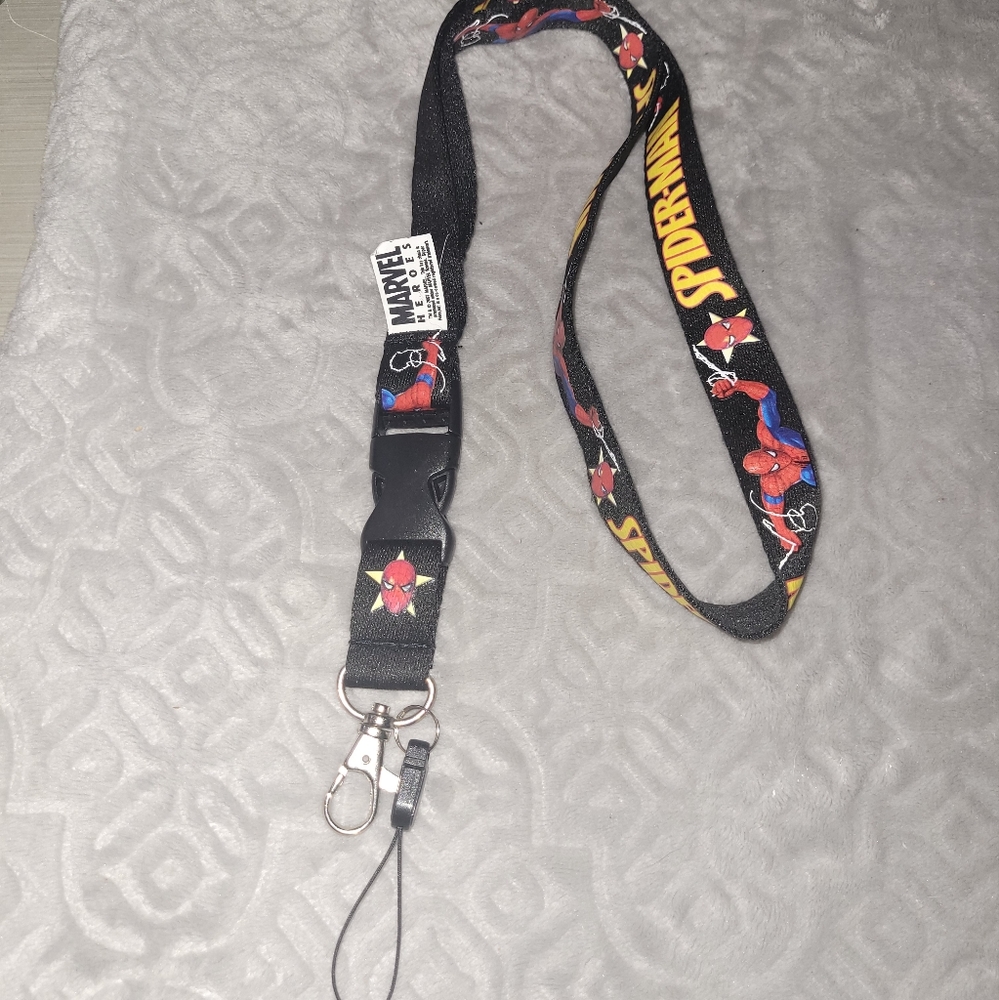 2 Piece DC MARVEL Comic Lanyard Keychain Set - Picture 8 of 9